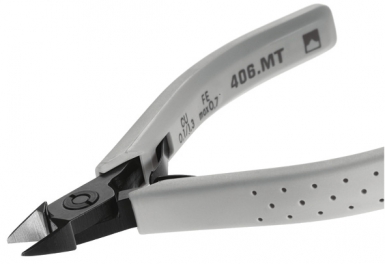 SEMI-SHAVED CUTTER PLIERS - Ø 0.1-1.3 MM WITH - Ø 0.7 MM FE - LONG. 110 mm. Nigeria-Materiels.com offers high-quality hardware and industrial tools. Trust us for all your project needs.