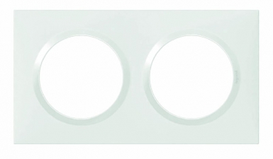 DOOXIE SQUARE PLATE 2 POSITIONS WHITE FINISH. Find the best plumbing and construction materials at Nigeria-Materiels.com. We are your trusted partner.