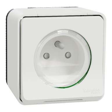 2P+T POWER SOCKET - MUREVA STYL - SURFACE MOUNTED - IP55 IK08 - CONNEX AUTO - WHITE. Nigeria-Materiels.com offers a wide range of hardware and electrical products. Quality and affordability guaranteed.