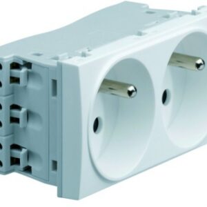 NORMAL DOUBLE 2-POLE EARTH SOCKET WITH DIRECT CLIP 45 WHITE. Nigeria-Materiels.com is dedicated to providing premium industrial and plumbing supplies. Your satisfaction is our goal.