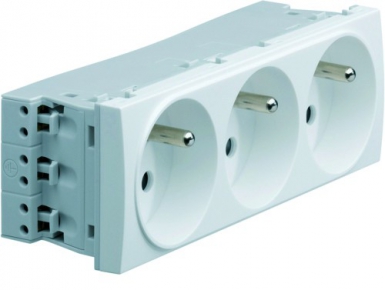 TRIPLE 2-POLE EARTH DIRECT CLIP-ON NORMAL SOCKET 45 WHITE. Nigeria-Materiels.com is your trusted partner for industrial and plumbing needs. Shop with us for reliable solutions.