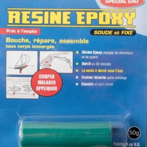 WATER-BASED EPOXY RESIN - 50 G - WHITE COLOR - PRESSURE RESISTANCE 15 BARS. Nigeria-Materiels.com is your ultimate destination for hardware and construction supplies. We offer top-quality products for plumbing, electrical, and industrial needs.