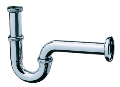 CHROME BRASS SIPHON - ADJUSTABLE HEIGHT - 33X42 OUTLET Ø 32 WITH ROSETTE. Nigeria-Materiels.com provides top-notch industrial and plumbing materials. Your projects deserve the best.