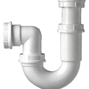 WHITE PLASTIC SINK SIPHON - P SHAPE - JC OUTLET Ø 40. Get the best construction and hardware products at Nigeria-Materiels.com. We deliver quality and value.