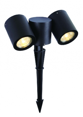 "TOPAZ" LED OUTDOOR SPOTLIGHT 2X6W 1000 LM 3000°K 36° ON GU10 STAKE DIM. LXHXP: 208X283X77 MM. Find durable plumbing and electrical materials at Nigeria-Materiels.com. We are committed to excellence.