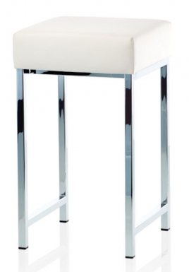 LEATHER STOOL - DW64 - L 30 CM - CHROME/WHITE. Nigeria-Materiels.com offers a wide range of hardware and electrical products. Quality and affordability guaranteed.