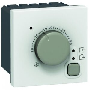 MOSAIC ELECTRONIC ROOM THERMOSTAT 2 MODULES WITH 230V~ 50HZ OR 60HZ POWER SUPPLY - WHITE. Nigeria-Materiels.com offers a wide range of hardware and electrical products. Quality and affordability guaranteed.