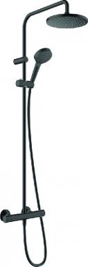 VERNIS BLEND SHOWER COLUMN 200 1JET WITH THERMOSTATIC MIXER - MATT BLACK FINISH. Nigeria-Materiels.com offers a wide selection of electrical and construction products. Quality and affordability guaranteed.