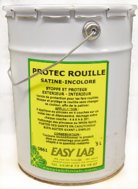 COLORLESS PROTECTIVE RUST VARNISH INTERIOR / EXTERIOR – SATIN – 5 L. Nigeria-Materiels.com offers a comprehensive range of plumbing and industrial materials. Shop with us for reliable solutions.