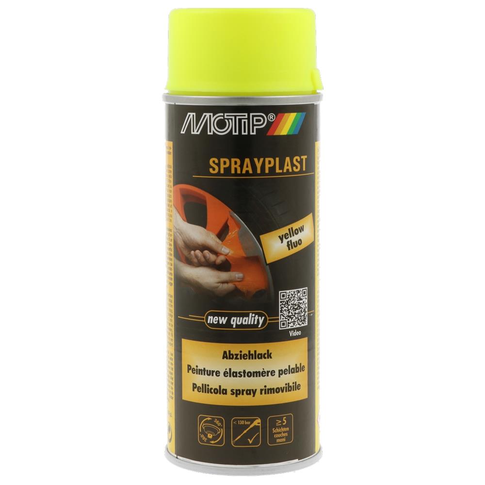 Motip peelable paint eslastomere sprayplast yellow fluo aerosol 400ml. Nigeria-Materiels.com offers a wide range of hardware and industrial supplies. Trust us for all your project needs.