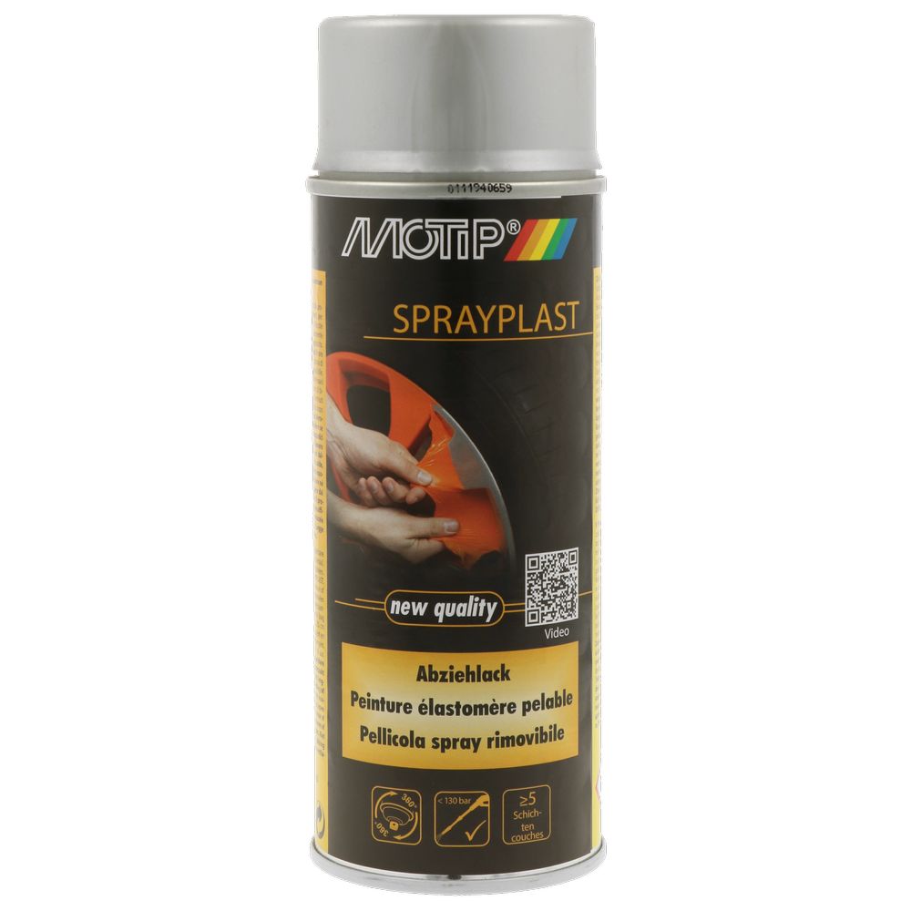 Peelable paint eslastomere sprayplast gray glossy aerosol 400ml motip. Find durable electrical and construction supplies at Nigeria-Materiels.com. We are committed to your success.